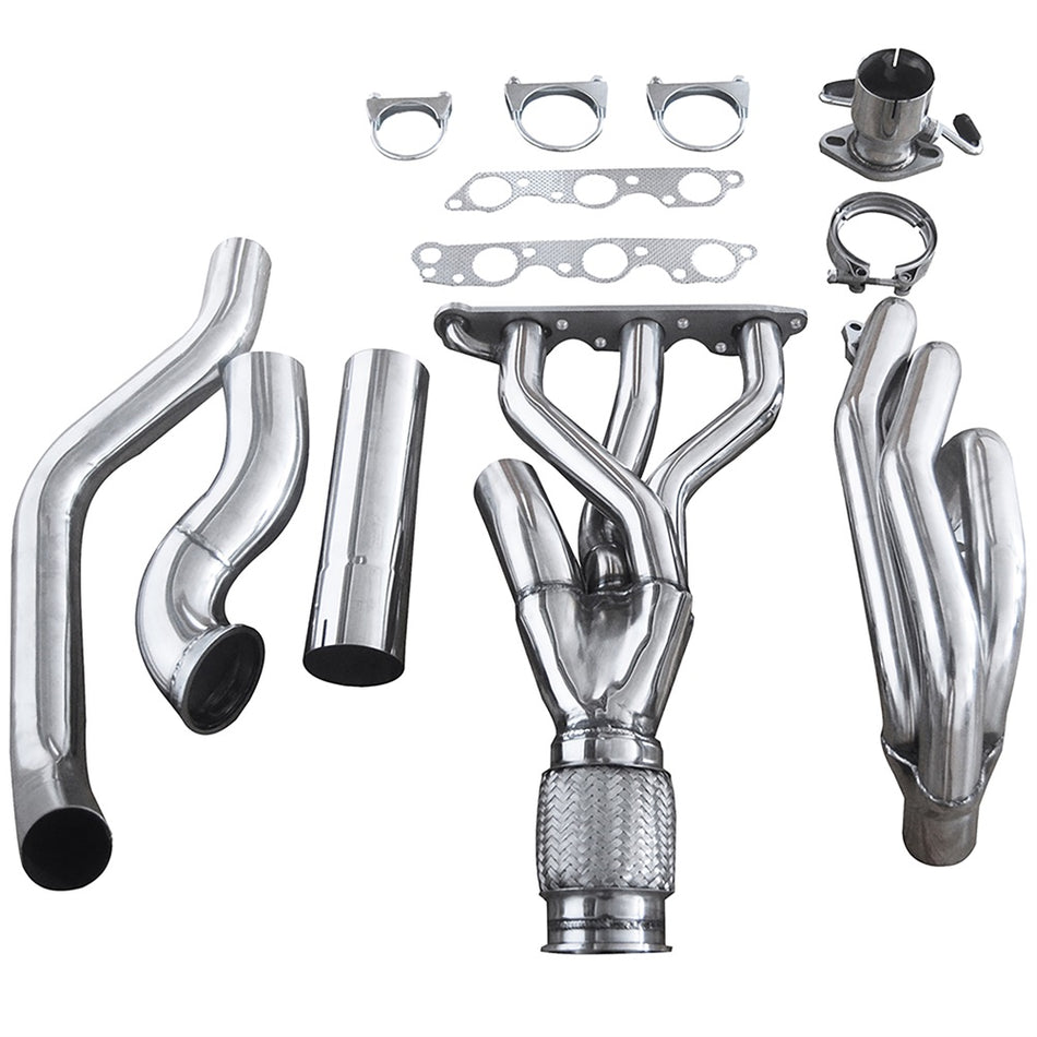 SS Exhaust Headers For 97-05 Buick Regal, 04-05 Chevy Impala 3.8L With Front Supercharged Pipe