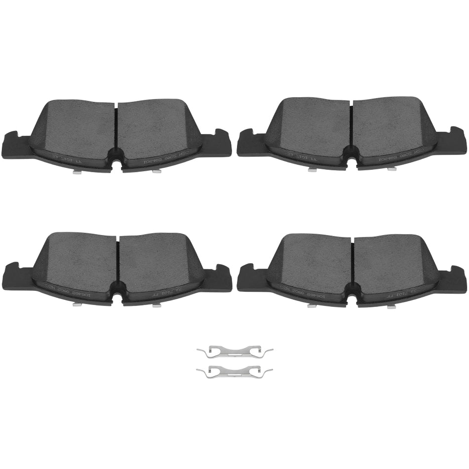 Ceramic Brake Pads For 2017-2020 Dodge Durango Jeep Grand Cherokee Front 4 Pcs