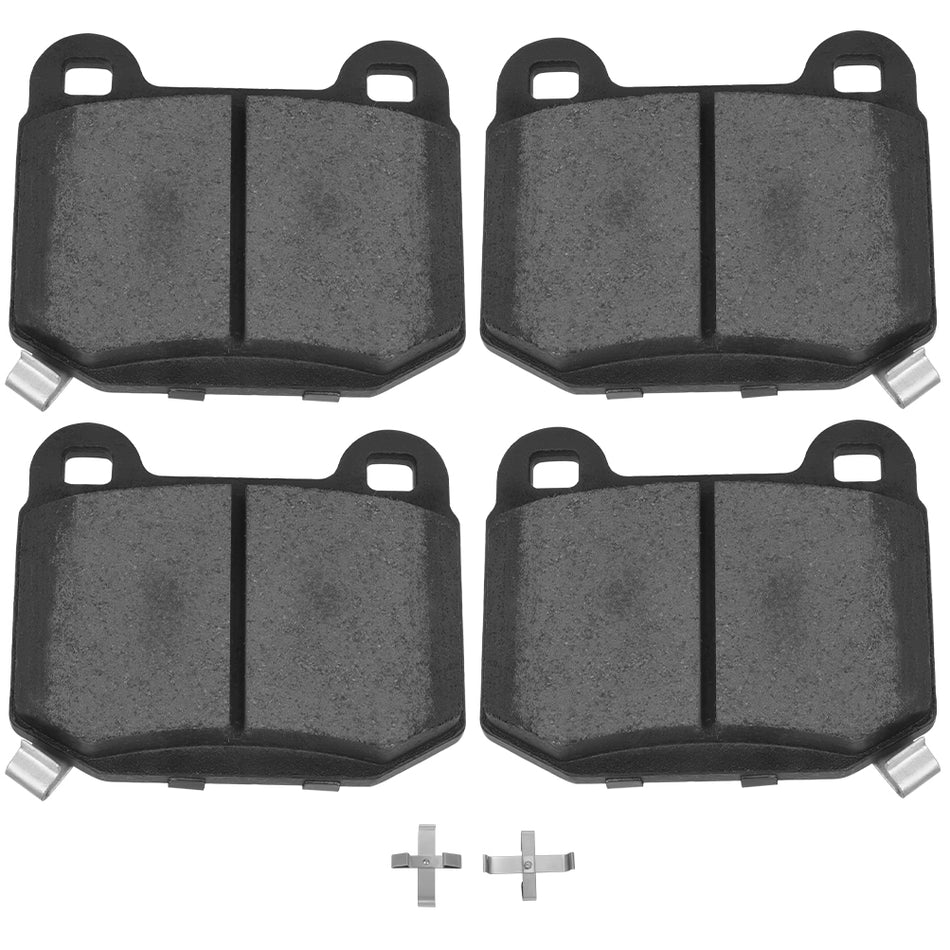Ceramic Discs Brake Pads For 2004 INFINITI G35 04-06 Mitsubishi Lancer Rear 4 Pcs