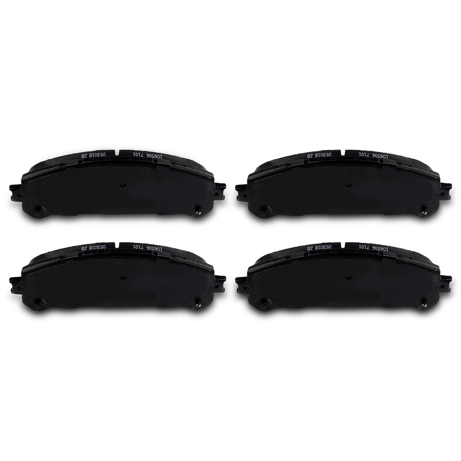 Front Ceramic Brake Pads For 12-19 Toyota Highlander 12-20 Toyota Sienna