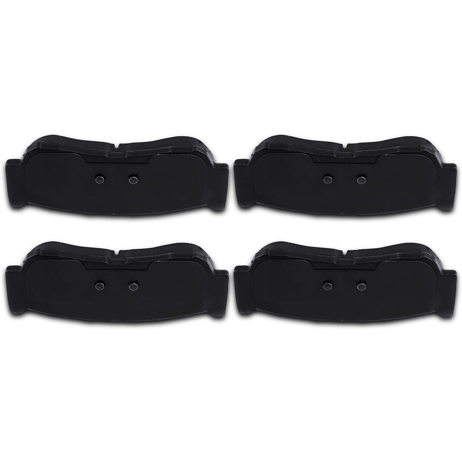 2007-2009 Hyundai Santa Fe Ceramic Brake Pads Slotted Rear