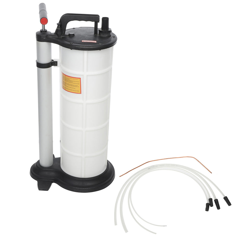 9L Fluid Evacuator Manual Oil Changer Hand Operated Oil Change Fluid Extractor