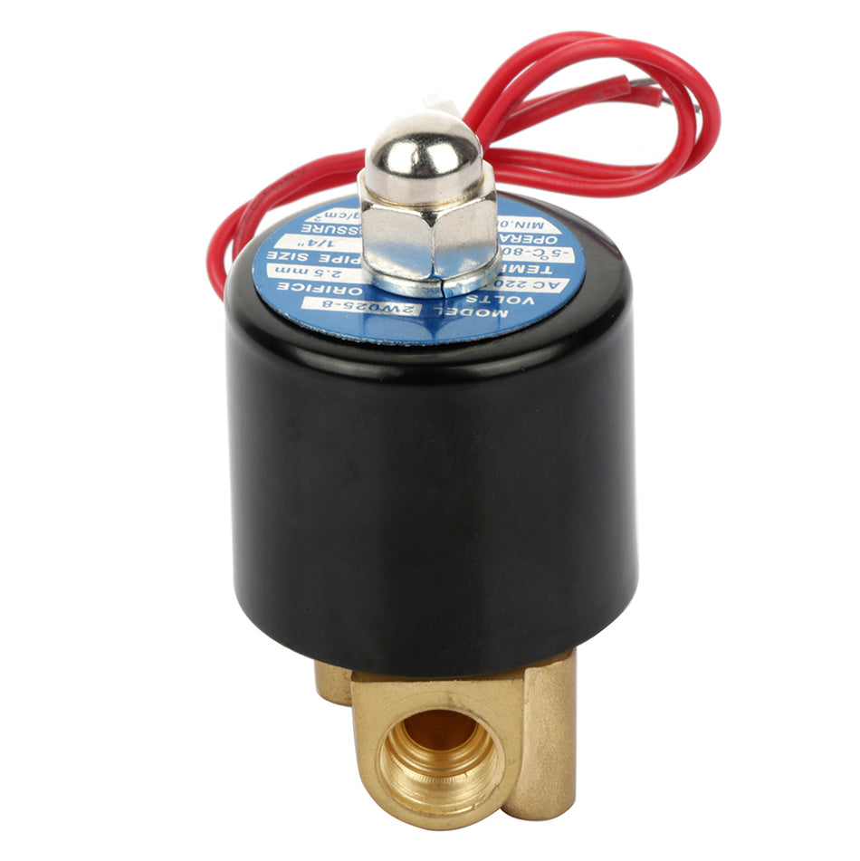 1 pc Brass air suspension valve 1/4 inch npt port electric solenoid 150psi