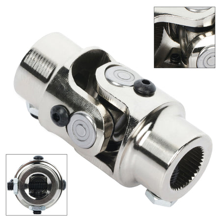 steering u joint 3/4 36 spline U-Joint Chrome 13/16 steering universal joint Only for Auto