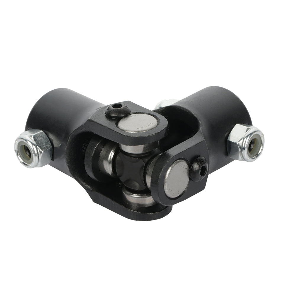 Brand New 5/8-36 Spline X 3/4 inch DD Black Universal Steering U Joint Coupler