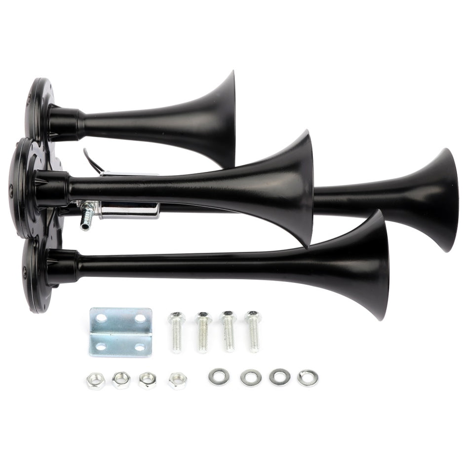 4 Trumpet Train Air Horn Kit Loud For Truck Pickup Ford Chevy Ram Toyota