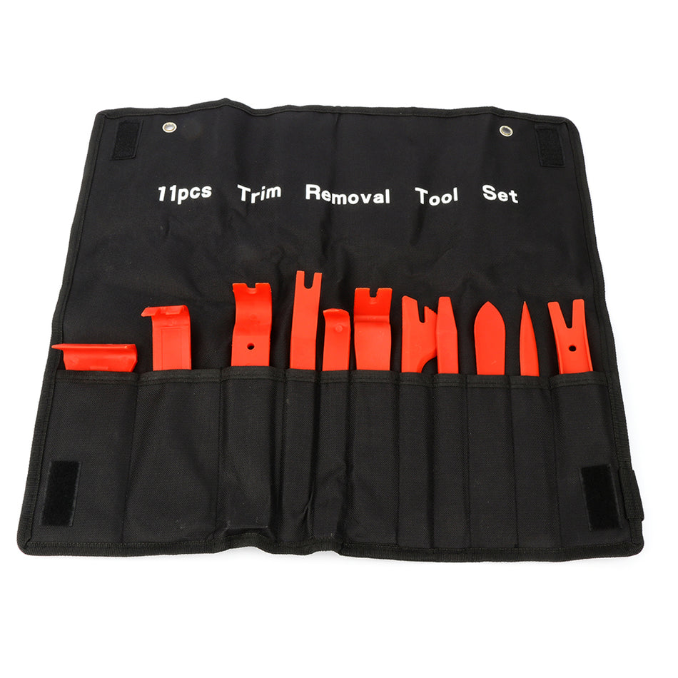 11Pcs Orange Car Audio Removal Tool Car Trim Removal Pry Repair Hand Tools