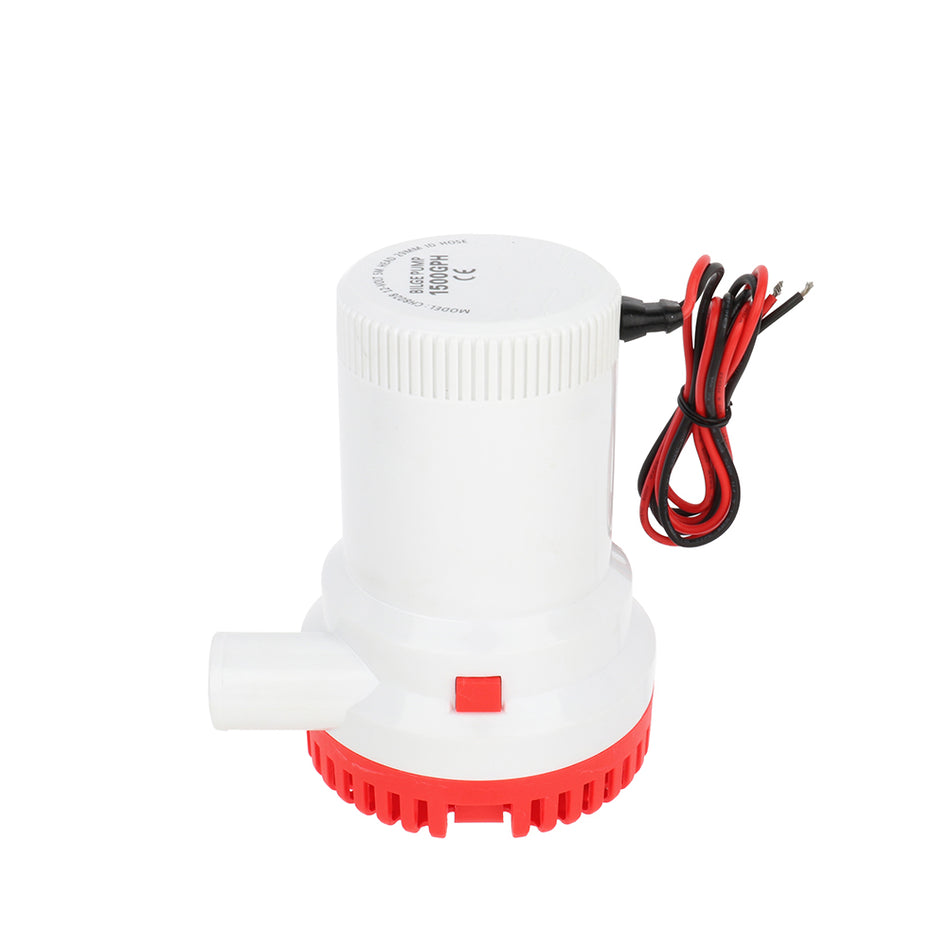 1500 GPH 12V 12A Electric Bilge Pump Marine Boat Yacht Submersible 16.0 amps