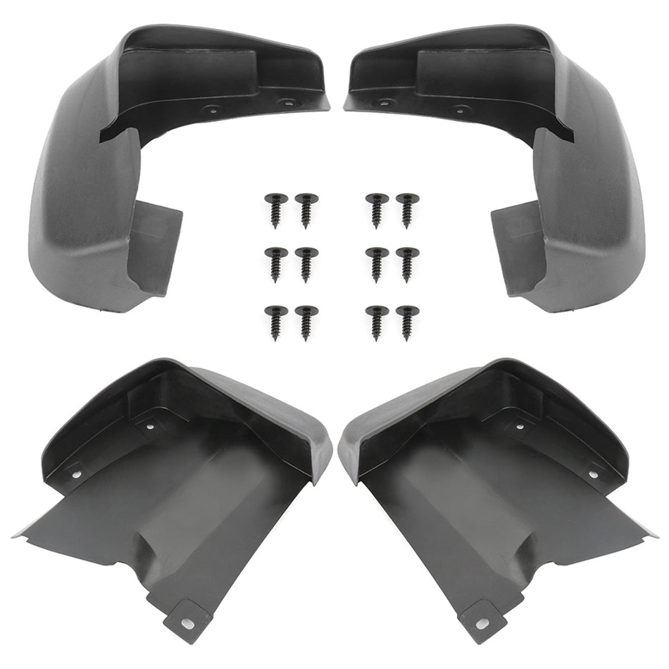 4 Pcs For Honda Civic 2006-2011 Sedan Front Rear Splash Guards Mud Flap Mudguard