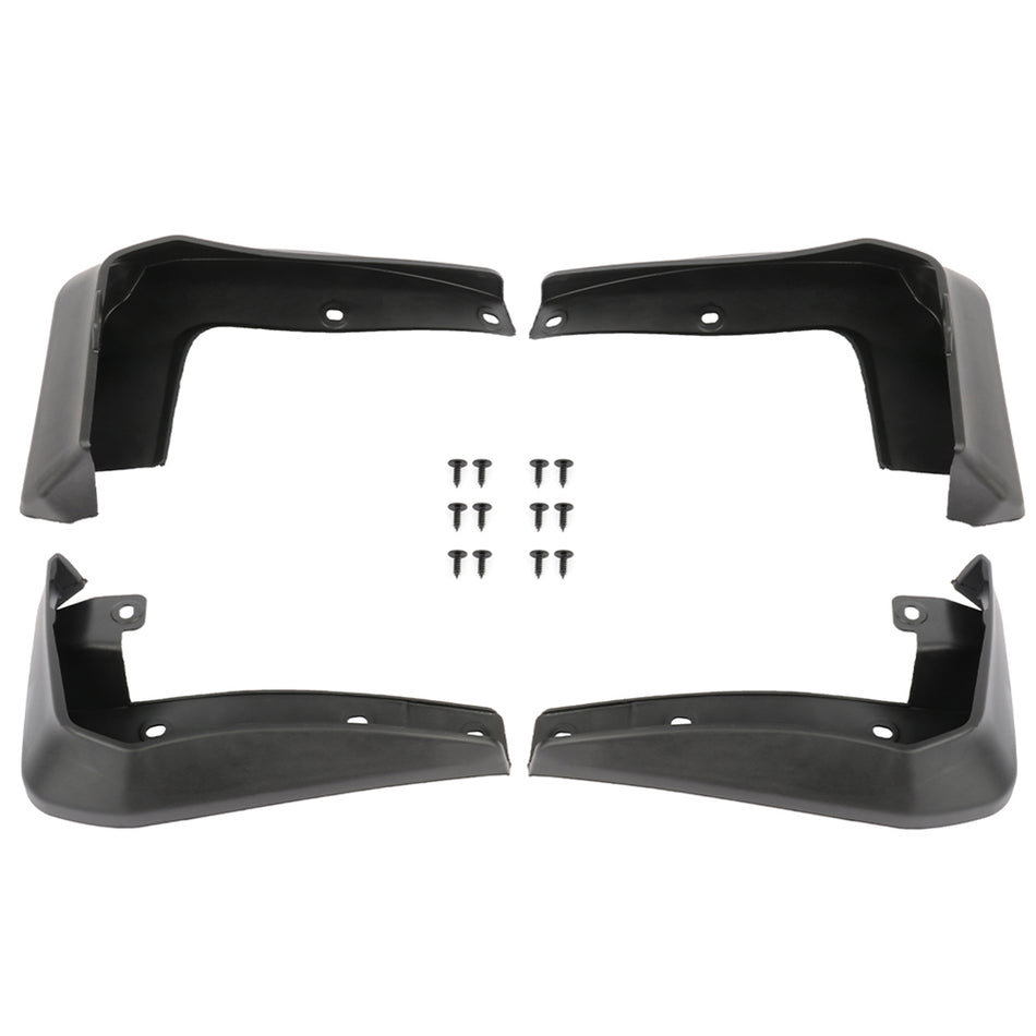2016-2019 Honda Civic Sedan 4x F&R Mud Flaps Splash Guards Fender Mudguards