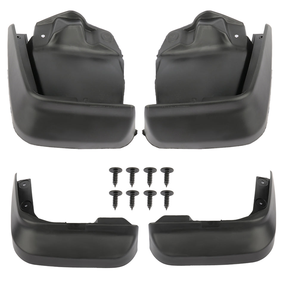Splash Guards Fender Mudguard Full Set Front Rear 12-15 For Honda Civic Mud Flap