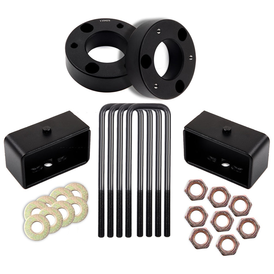 2 inch Front & 2 inch Rear Leveling Lift Kit Fits Chevy Silverado GMC Sierra 2008-2019
