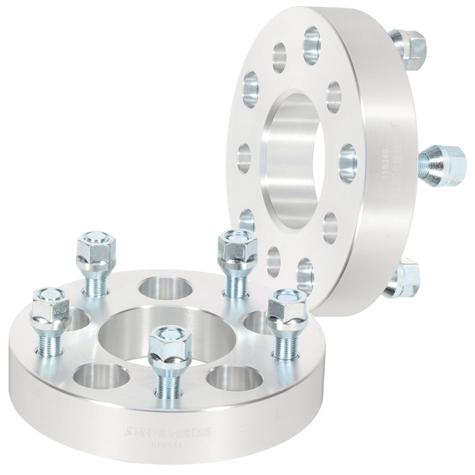 2Pcs 1.25 inch Adapters 5x4.5 to 5x5 Wheel Spacers 1/2 inchx20 For 07-14 Ford Edge 09-14 Ford Flex