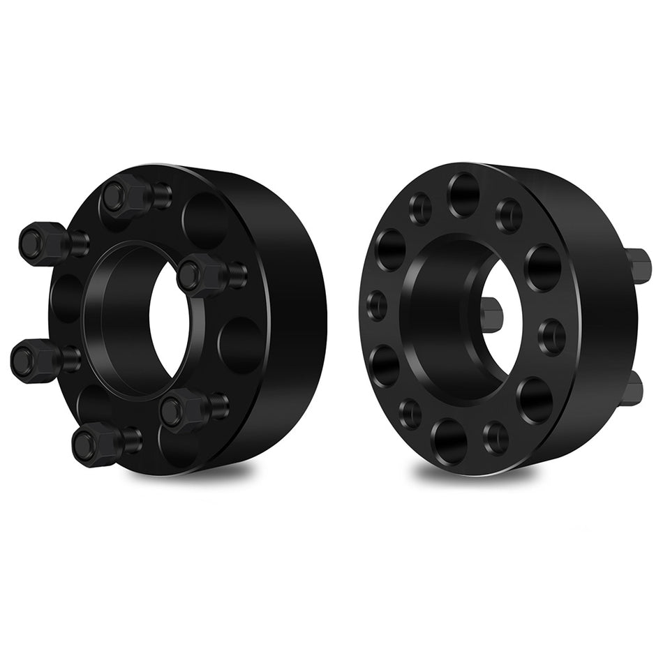 2Pcs 2 inch 6x135 Black Hub Centric Wheel Spacers For 03-14 Ford Expedition 04-14 Ford F150