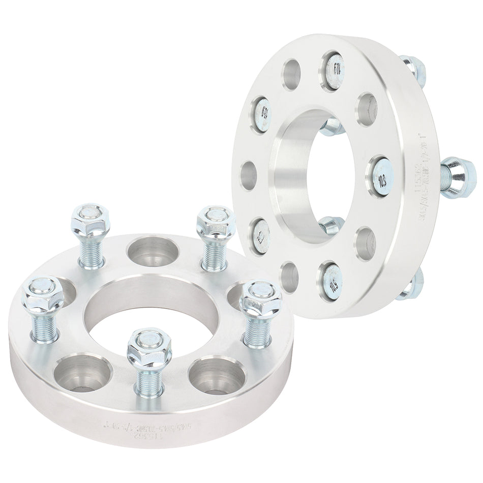 2Pcs 1 inch 5x4.5 Wheel Spacers 1/2 inch For 07-11 Dodge Nitro 04-07 Ford Freestar