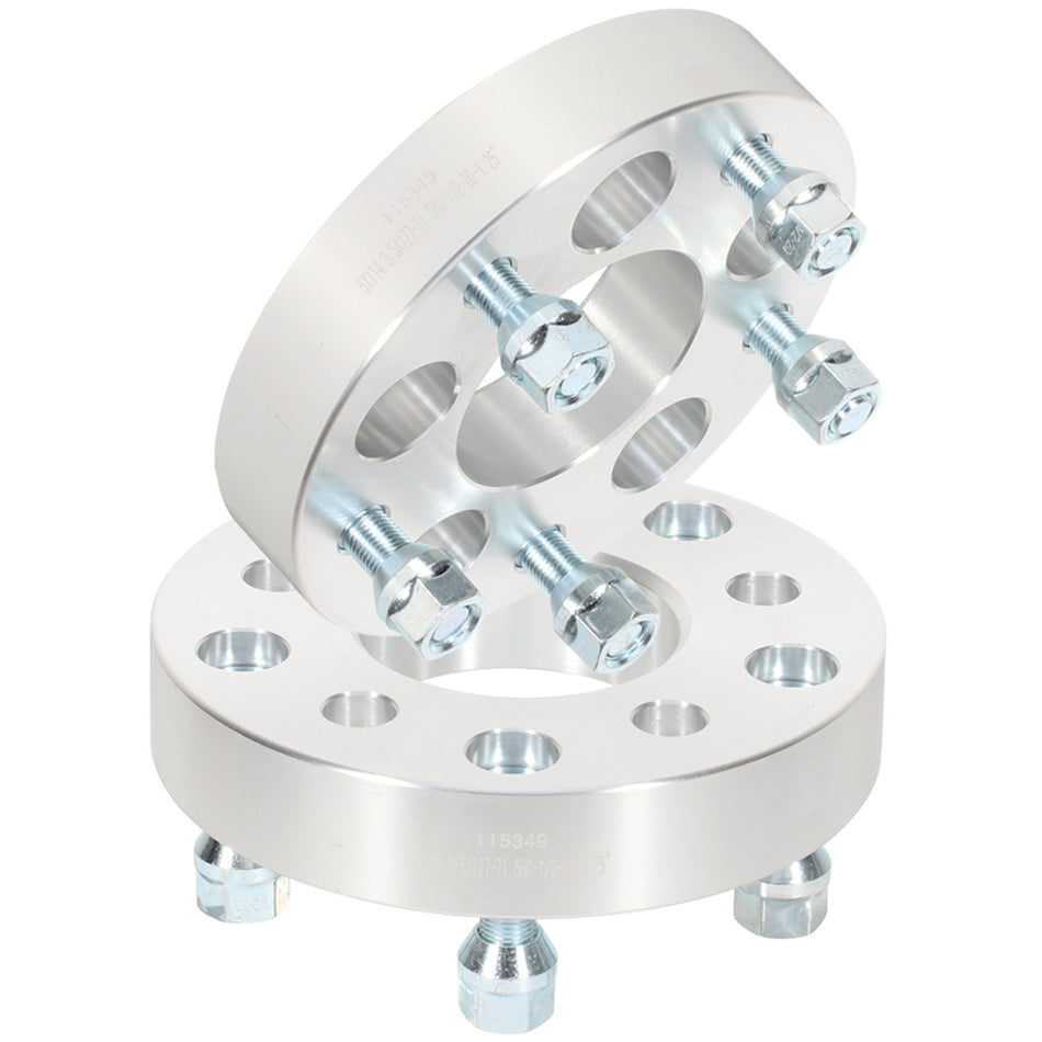 2Pcs 1.5 inches 5x5.5 to 5x5 Wheel Spacers For 04-09 Dodge Durango 99-03 Dodge Ram 1500 Van