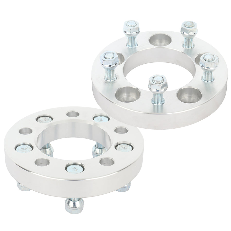 2x 1 inch 5x4.75 Wheel Spacers M12x1.5 Fits Chevy S10 Blazer Corvette GMC Sonoma