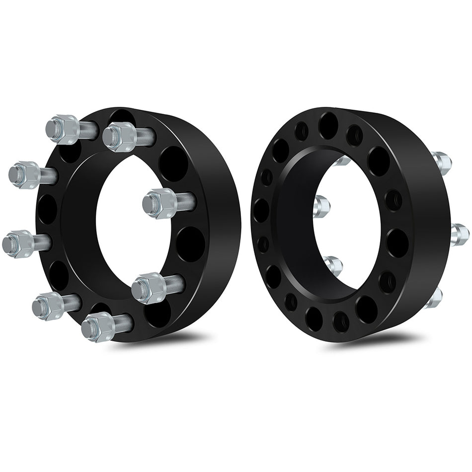 2Pcs 2 inch thick 8x170 14x2 Studs Wheel Spacers For 00-02 Ford Excursion 99-16 Ford F-250 Super Duty