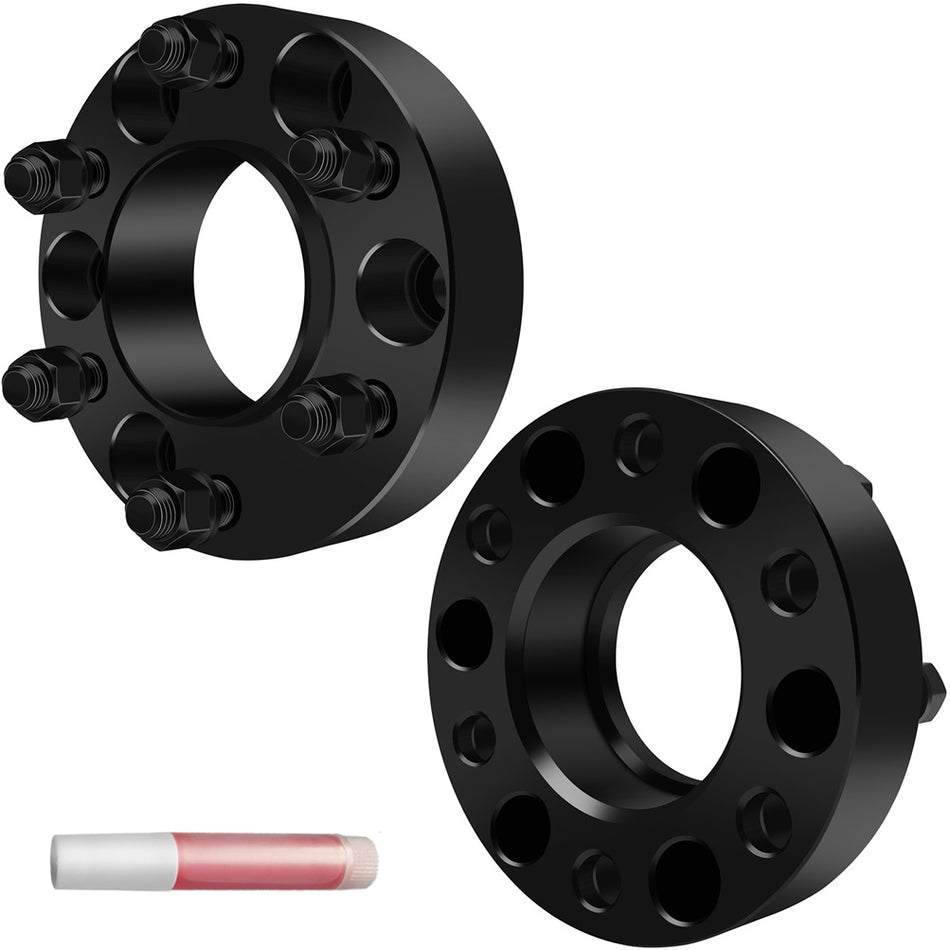 2Pcs 1.5 inch Thick 6x135 Black Wheel Spacers For 15-22 Ford Expedition Lincoln Navigator