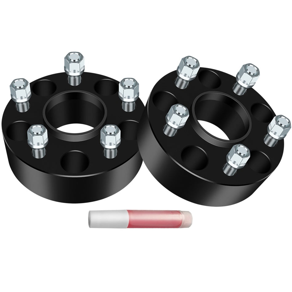 2Pcs 2 inch 5x5 1/2 inch Studs Hubcentric Wheel Spacers For 64-74 Buick Riviera 75-86 Cadillac Fleetwood