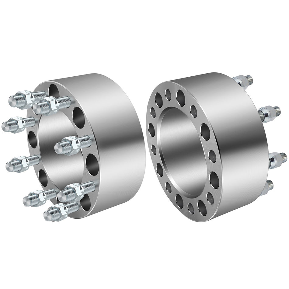 2Pcs 3 inch 8x6.5 inch Wheel Spacers Adapters For 94-10 Dodge Ram 3500 92-02 Ford E250 Econoline