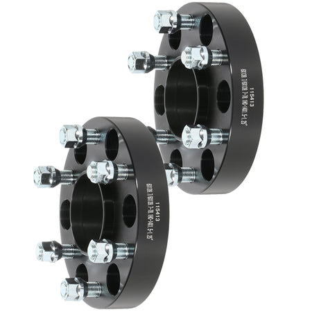2Pcs 1.25 inch 6x5.5 6 Lug Wheel Spacers For 03-14 Chevrolet Express 1500 14-16 Chevrolet Suburban Only for Auto