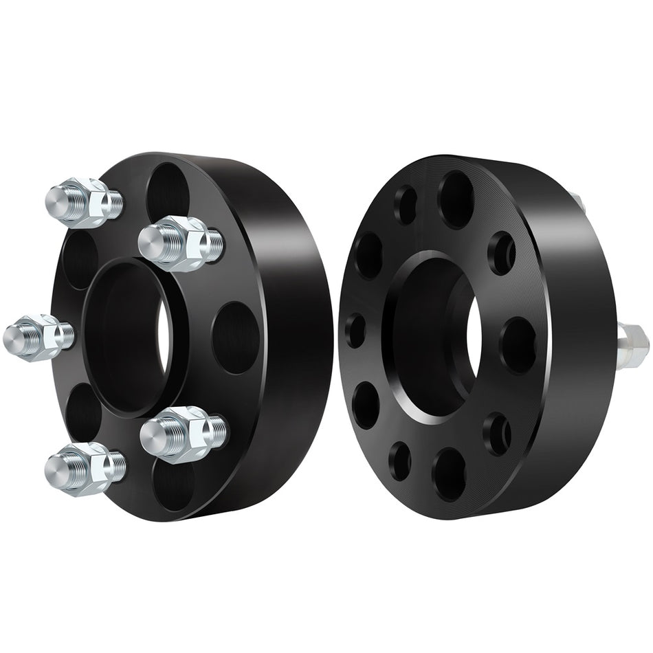 2Pcs 1.5 inch Inch 5 Lugs Hubcentric Wheel Spacers For 04-08 Chrysler Pacifica 06-10 Jeep Commander