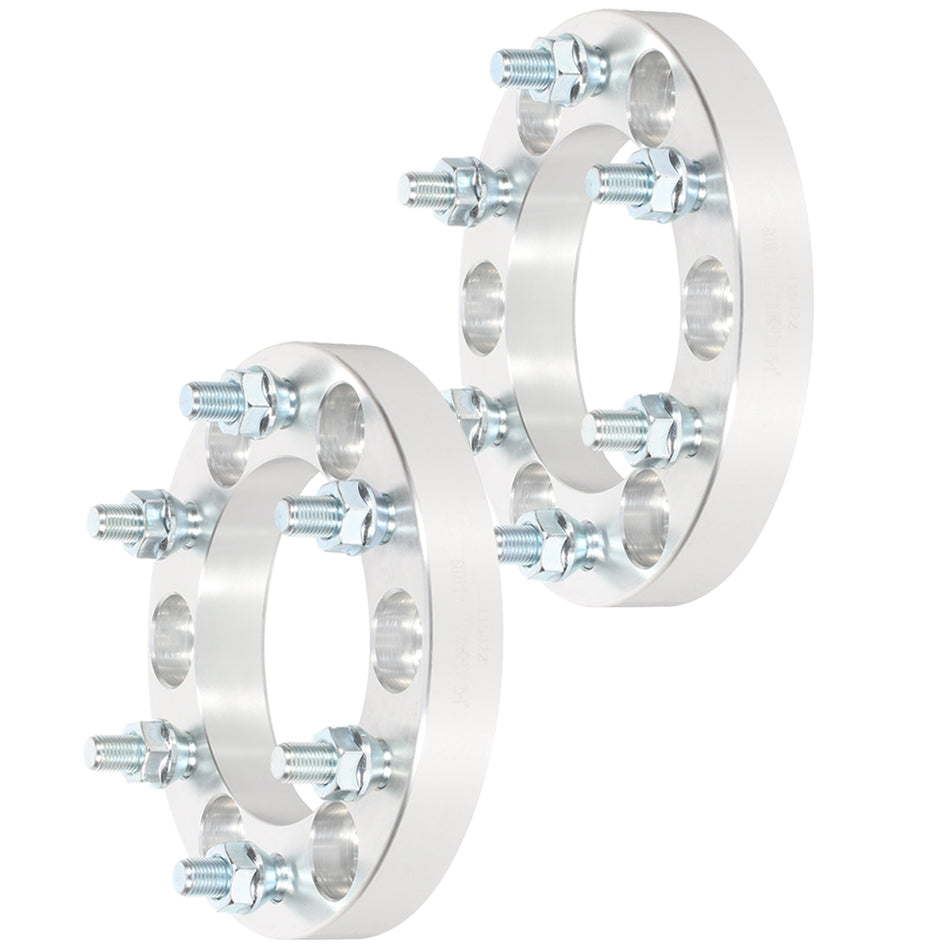 2Pcs 1 inch 6x5.5 6 Lug Wheel Spacers For 05-15 Nissan Armada 04-15 Nissan Titan