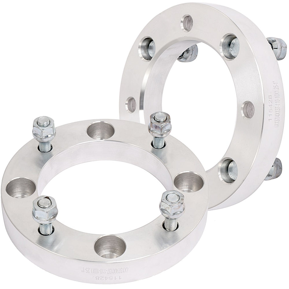 2Pc 1 inch 25mm thick 4x137 10x1.25 Wheel Spacers for Can-Am Commander Outlander