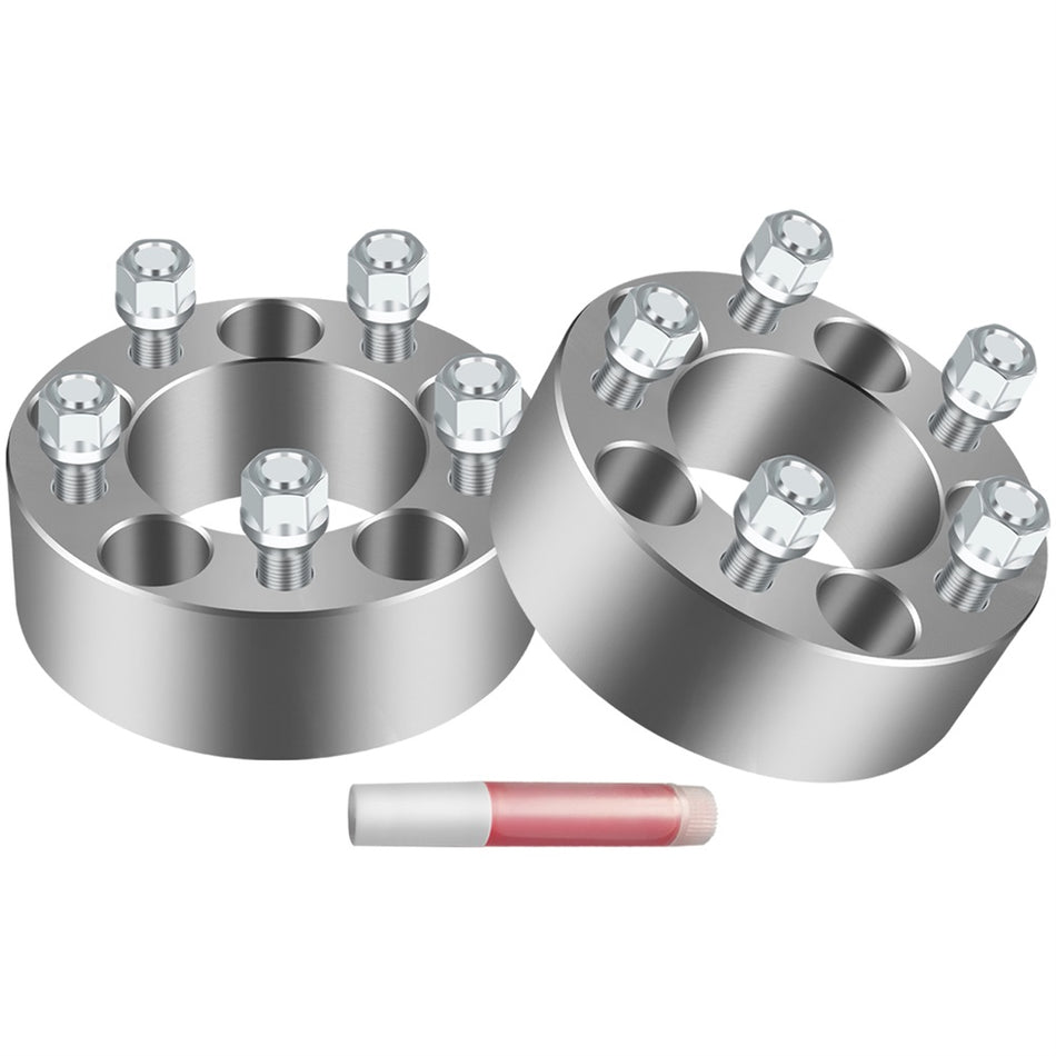 2Pcs 2 inch 50mm Thick 5x4.5 Wheel Spacers 1/2 inchx20 For 70 Dodge Charger 69 Dodge Coronet