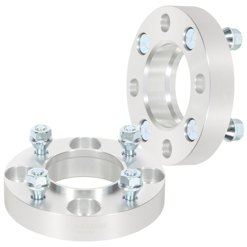 2Pc wheel spacers 1 inch thick 4X110 to 4X110 Pattern 10x1.25 Studs For Honda Suzuki