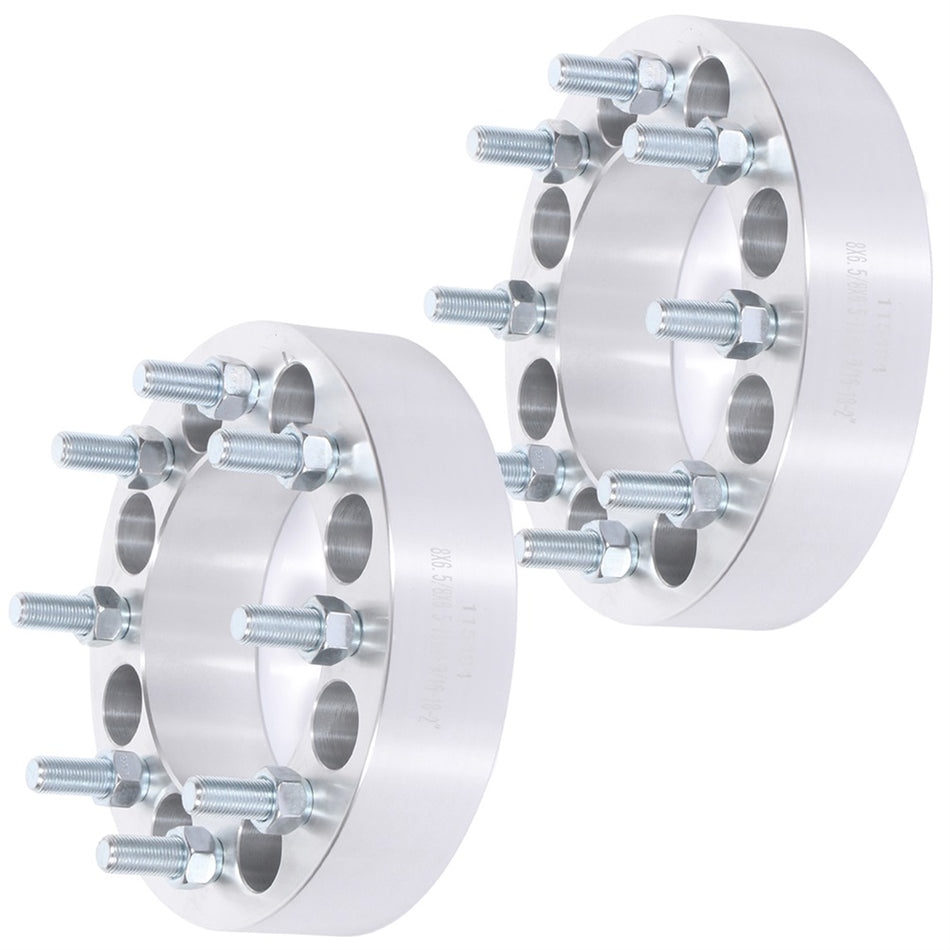 2 inch 8x6.5 8 Lug Wheel Spacers(130mm Bore, 9/16 inch Studs) for 2011-2014 Ram 3500 - 2PCS