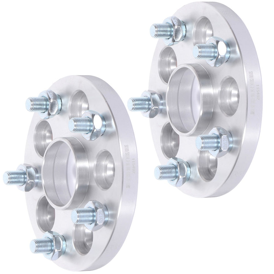 2Pcs 15mm 5x100 To 5x4.5 5 Lug Wheel Spacers For 03-06 Subaru Baja 90-16 Subaru Legacy