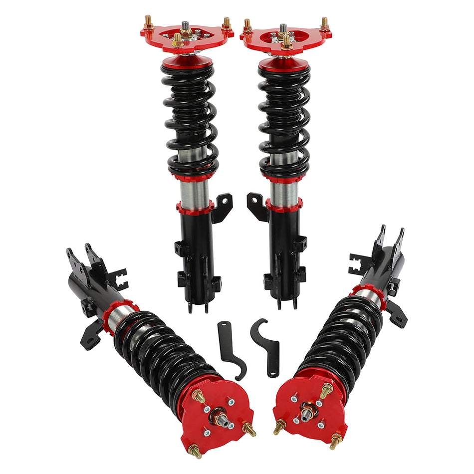 Coilovers Struts Spring Kits For 2003-2008 Hyundai Tiburon Adj Height Damper