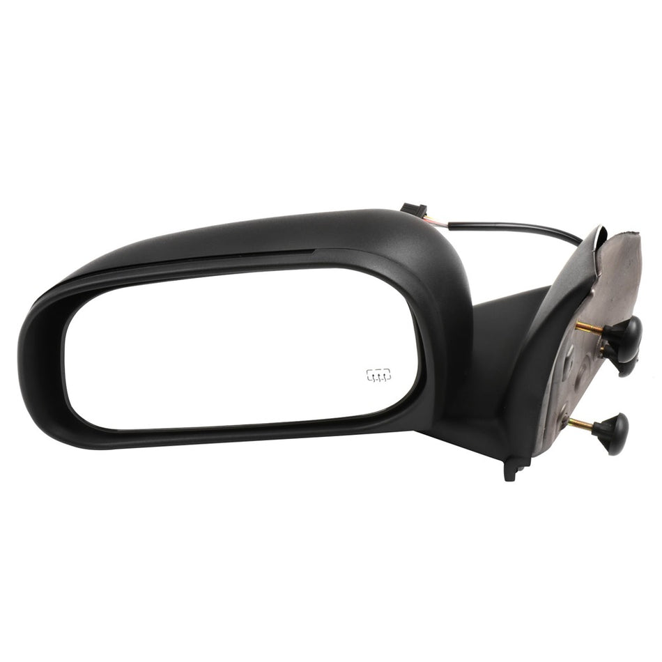 Black Left Driver Side Manual Mirror Power Heated for 2004-09 Dodge Durango-1