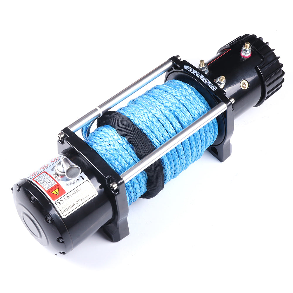 OFA Electric Winch 13000lbs 4WD Truck for Jeep Truck 2 Remote Control w/cover Only for Auto