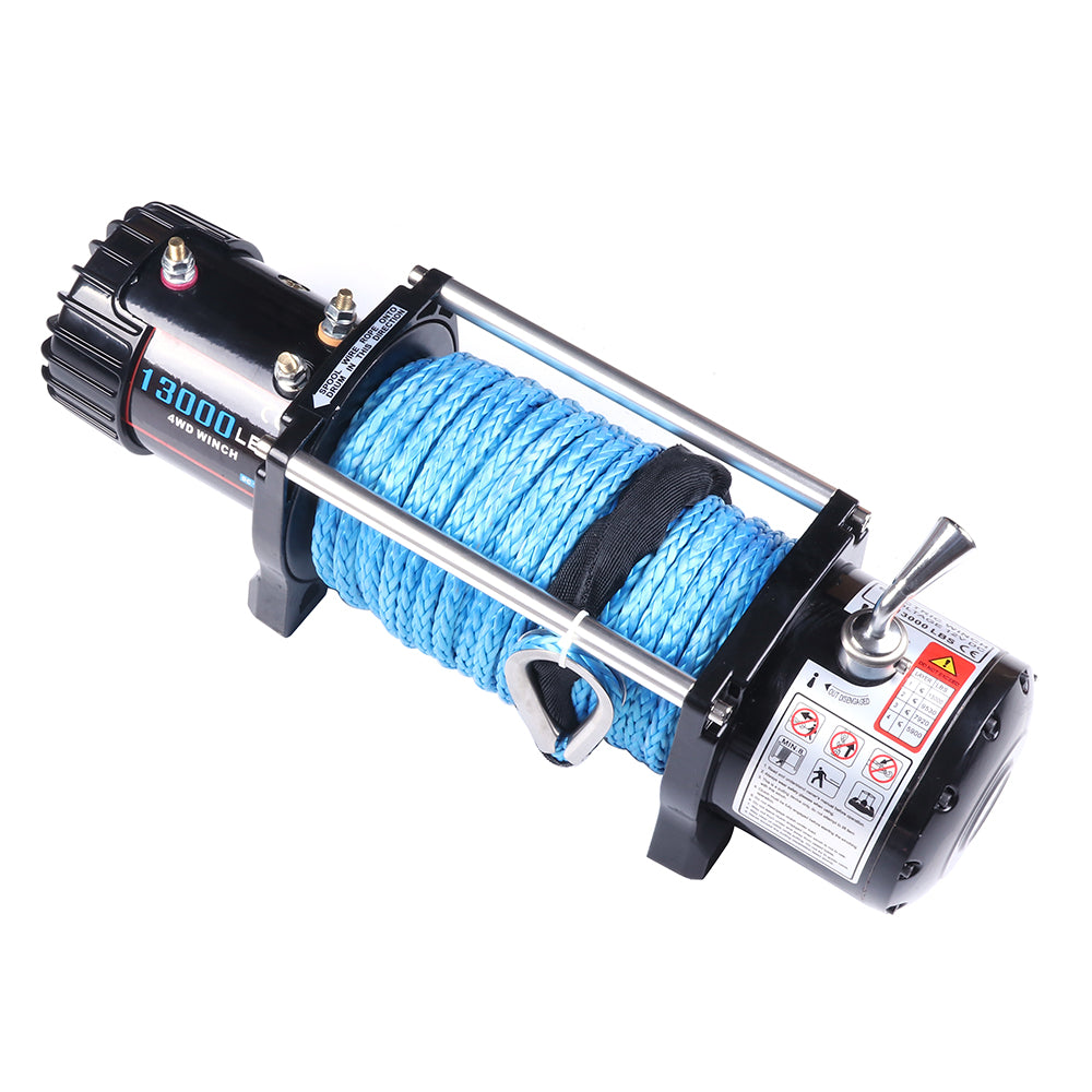 OFA Electric Winch 13000lbs 4WD Truck for Jeep Truck 2 Remote Control w/cover Only for Auto