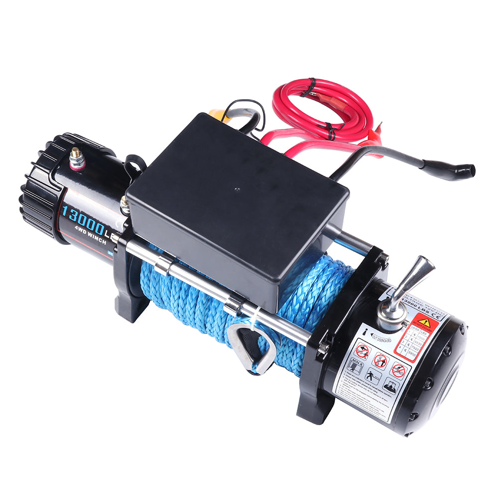 OFA Electric Winch 13000lbs 4WD Truck for Jeep Truck 2 Remote Control w/cover Only for Auto