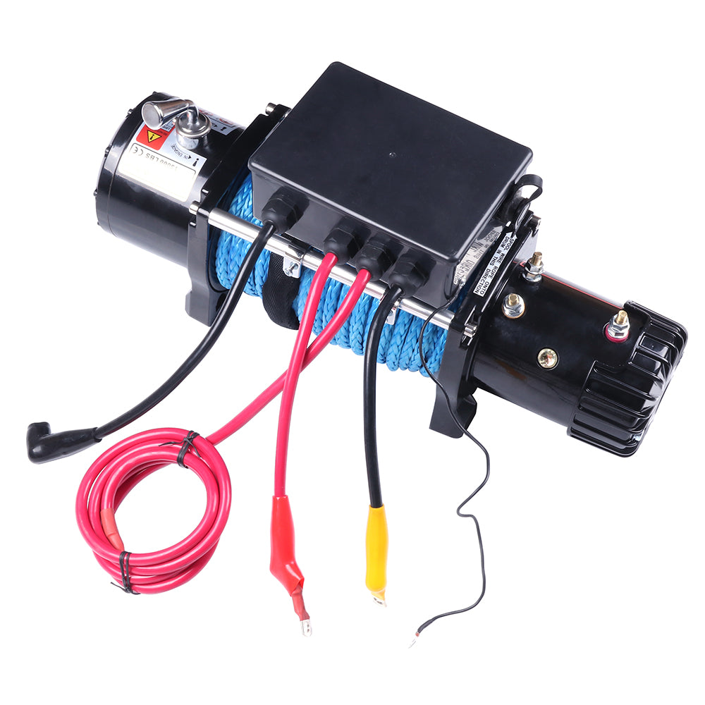 OFA Electric Winch 13000lbs 4WD Truck for Jeep Truck 2 Remote Control w/cover Only for Auto