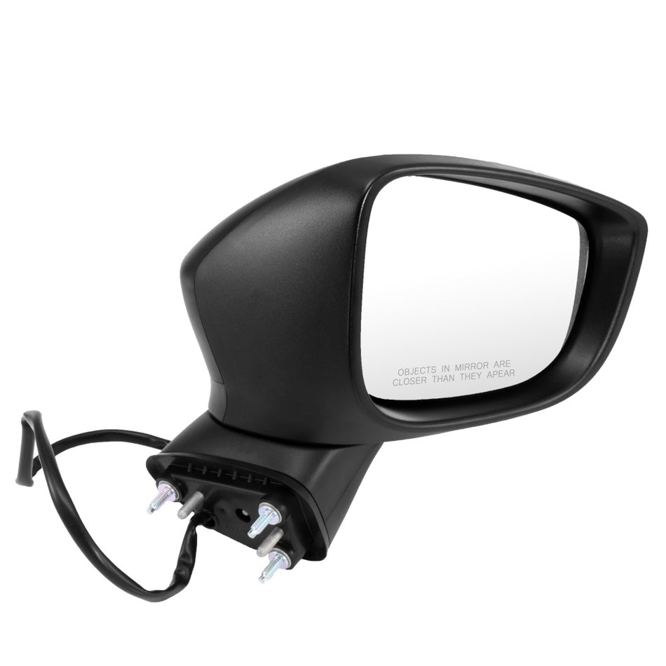 2016 Scion iA 16-18 Toyota Prius Driver Side Mirror Power Heated Signal Black Manual Fold