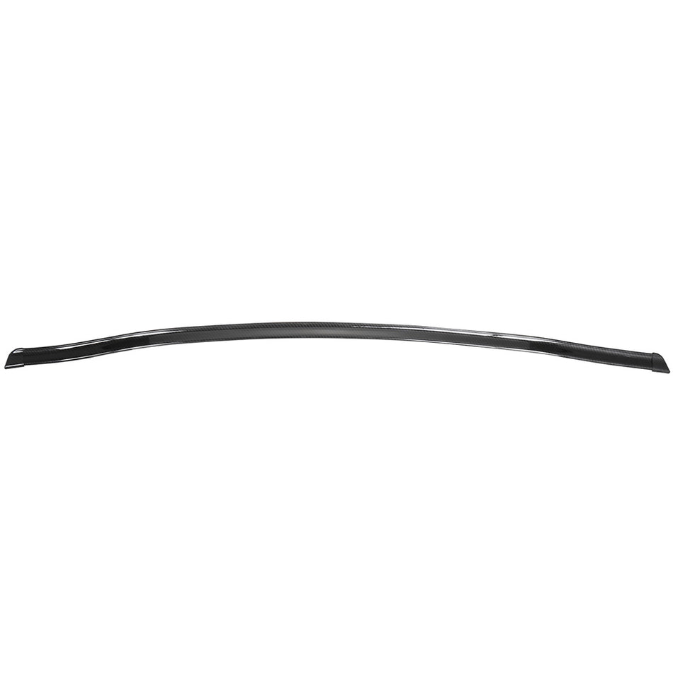 For 13-17 Honda Accord Rubber Rear Roof Trunk Molding Lip Spoiler Carbon Fiber