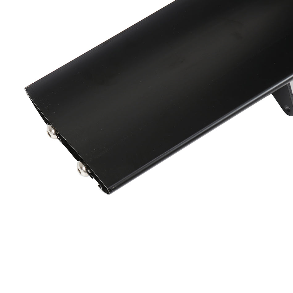 Universal Black Aluminum Adjustable GT F1 Style Trunk Spoiler Wing