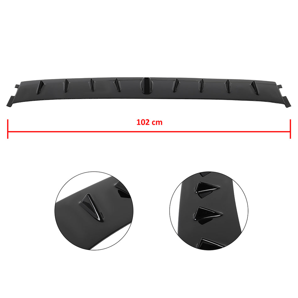 Vortex Generator Shark Spoiler Wing For 2003-2007 Lancer Evolution EVO 8 9 Jet