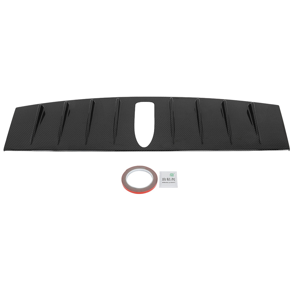 Fit For 2015-2020 Subaru WRX Carbon Style Trunk Rear Roof Vortex Spoiler Wing
