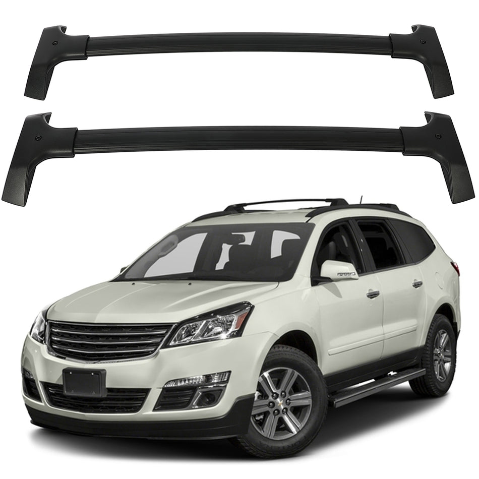 For 2009-2017 CHEVROLET TRAVERSE Luggage Cargo Carrier Roof Rack Cross Bar