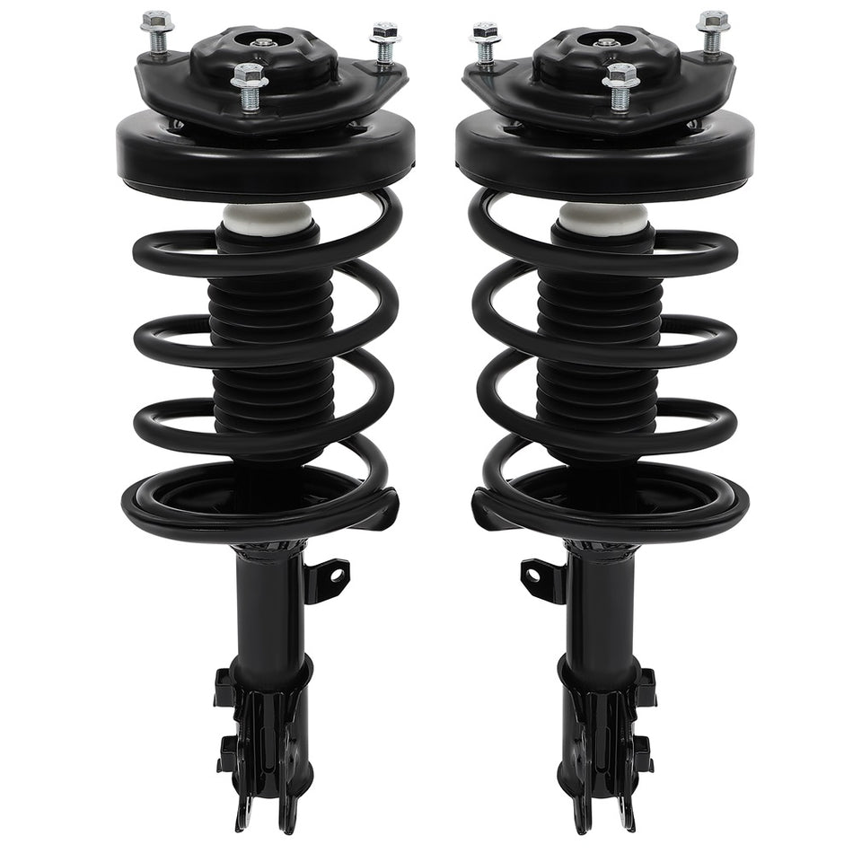 Front Pair Fits 2003-2008 Hyundai Tiburon Complete Struts Shock Coil Spring Assembly Left Right