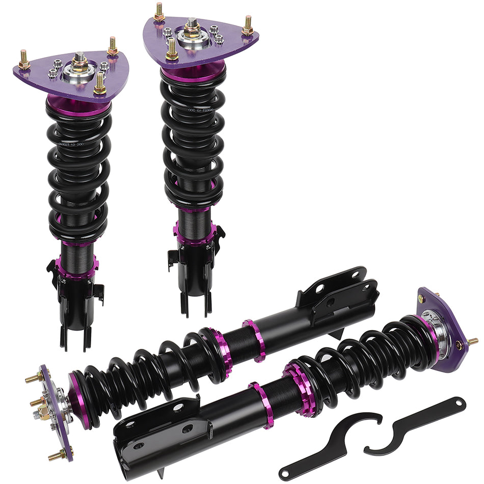 02-07 Subaru Impreza WRX GDA 05 Saab 92X Coilovers Suspension Set Adjustable Height Strut Shocks