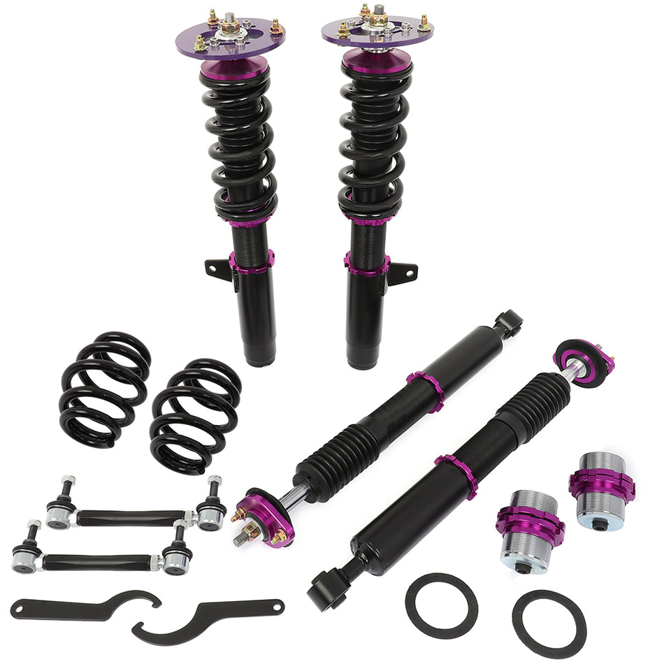 Coilovers Suspension Set For 01-05 BMW 325i 01-06 BMW 330Ci Adjustment Height Shocks