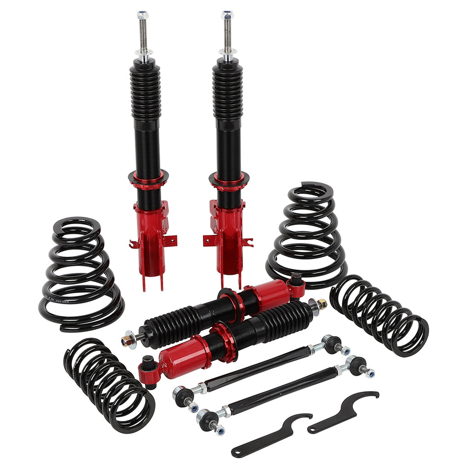 Coilovers Struts For Chevrolet Camaro 2010-2015 Shocks Red Absorber Spring Kit