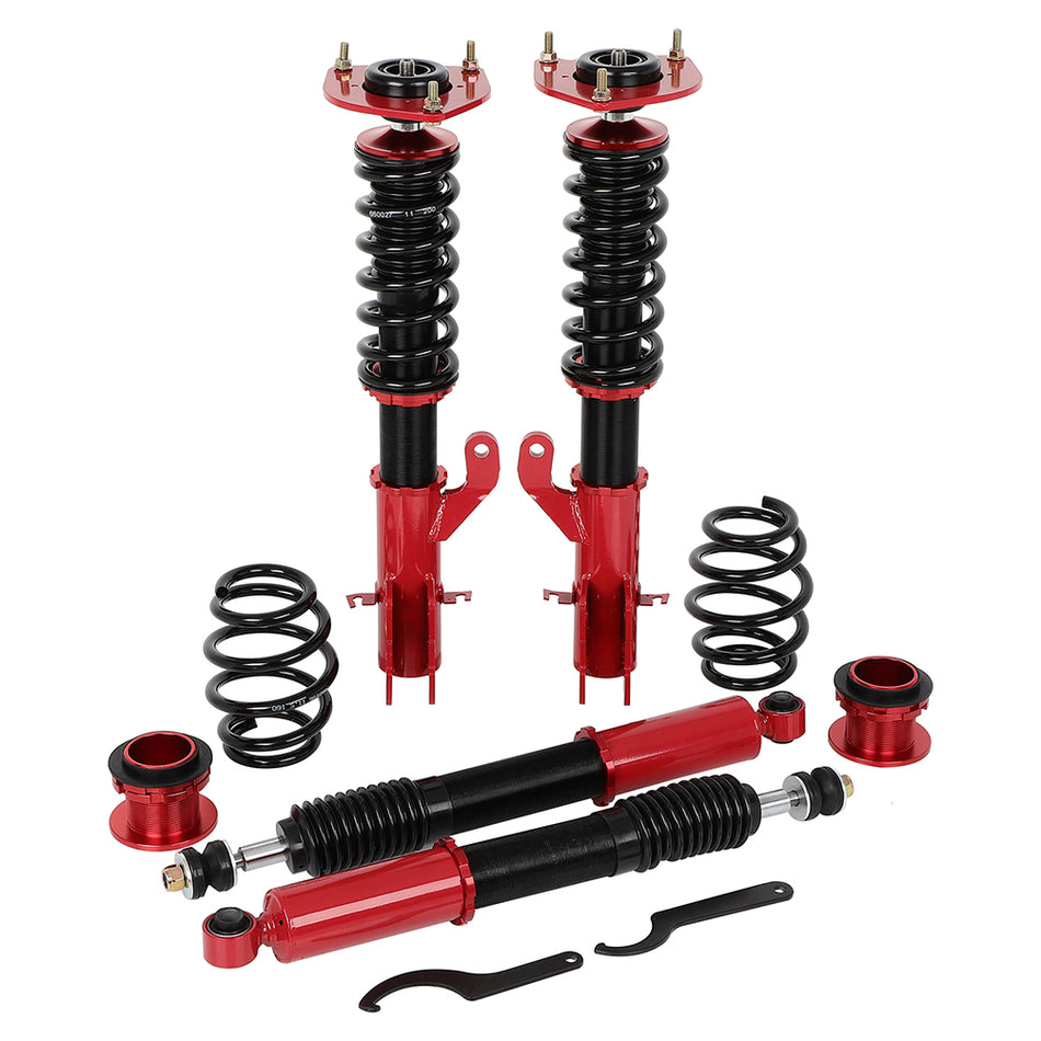 Coilovers Struts For Nissan Sentra 2013-2019 Shocks Red Absorber Spring Kit